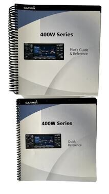 Garmin 400W Series Pilot's Guide Reference & Quick Reference GPS Handbooks